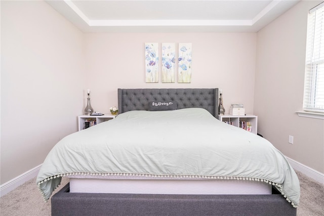 12133 Bracco St, Winter Garden, FL 34787 - carpeted bedroom featuring baseboards and a tray ceiling