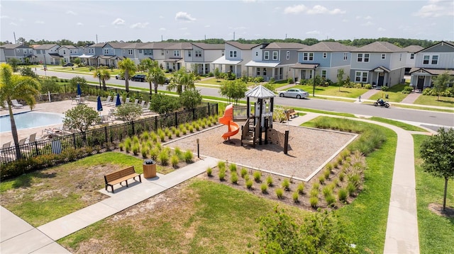 12133 Bracco St, Winter Garden, FL 34787 - communal playground with a residential view