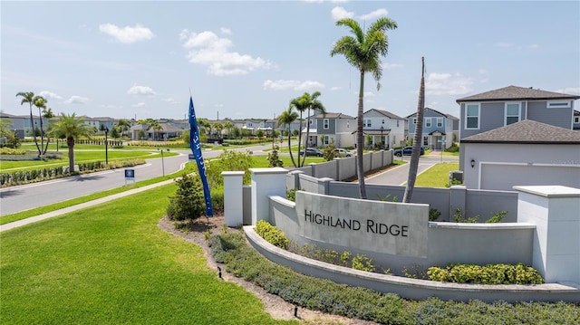 12133 Bracco St, Winter Garden, FL 34787 - community sign with a residential view