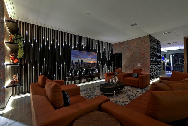 4441 Ganesha Loop, Kissimmee, FL 34746 - cinema room featuring wallpapered walls