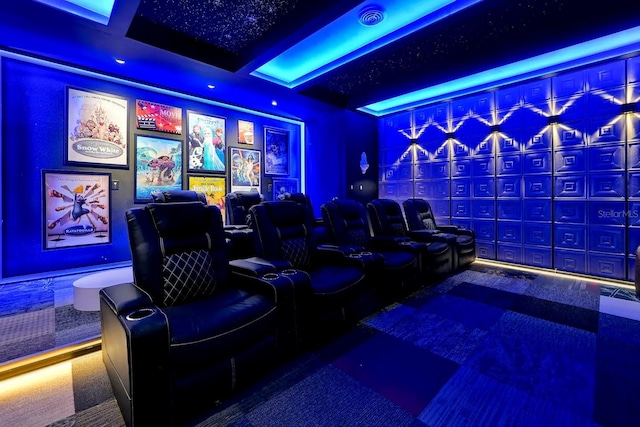 4441 Ganesha Loop, Kissimmee, FL 34746 - home theater featuring carpet floors
