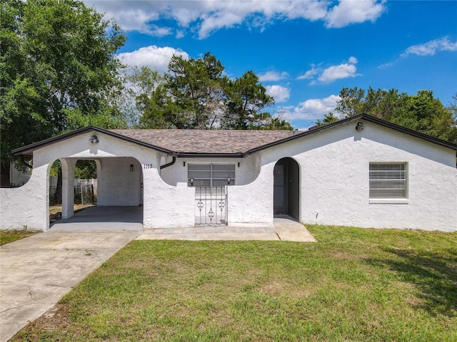 1113 Leeward Dr, Deltona, FL 32738 - view of front of property with stucco siding and driveway