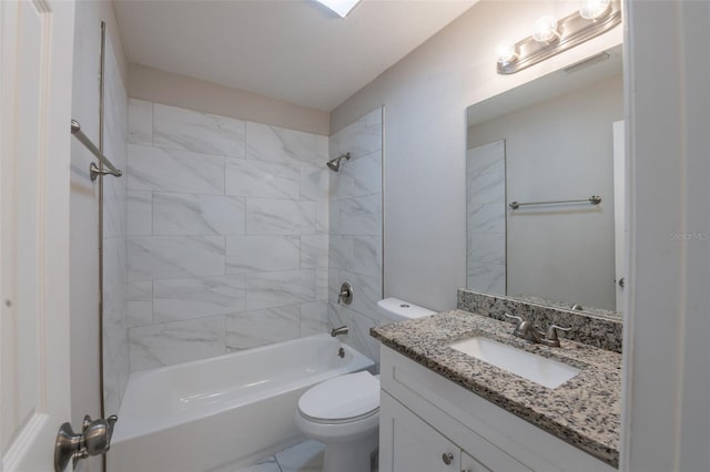 4226 Kelly Miller Ct, Orlando, FL 32811 - bathroom with vanity, toilet, and shower / tub combination