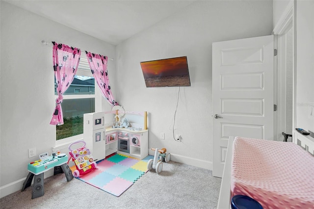 503 Meadow Pointe Dr, Haines City, FL 33844 - game room with carpet floors and baseboards