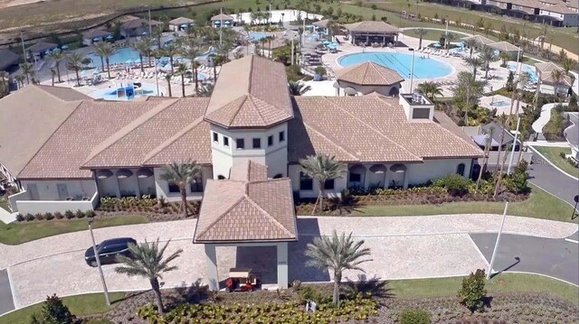 1513 Maidstone Ct, Davenport, FL 33896 - view from above of property with a pool