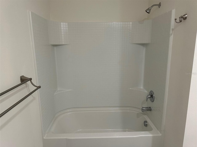 full bathroom featuring tub / shower combination