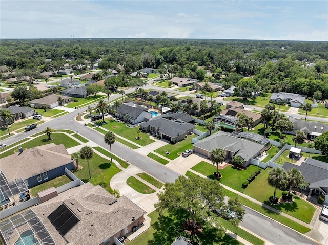 aerial perspective of suburban area
