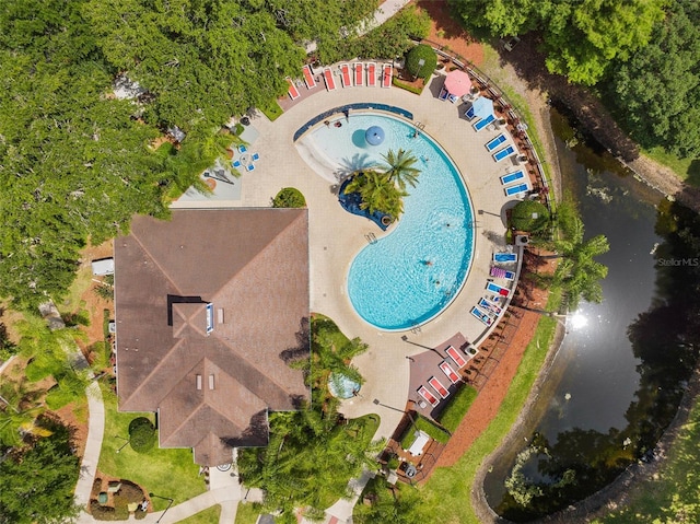 2952 Lucayan Harbour Cir Unit 105, Kissimmee, FL 34746 - drone / aerial view of a pool