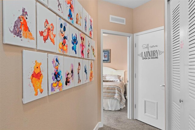 2952 Lucayan Harbour Cir Unit 105, Kissimmee, FL 34746 - hall featuring carpet and baseboards