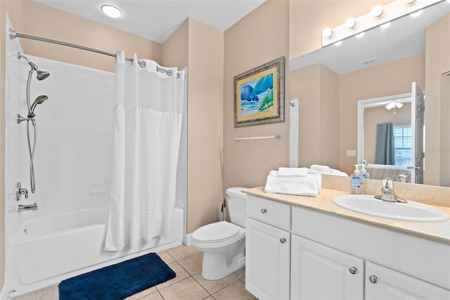 2952 Lucayan Harbour Cir Unit 105, Kissimmee, FL 34746 - full bath featuring tile patterned floors, toilet, shower / bath combo, and vanity