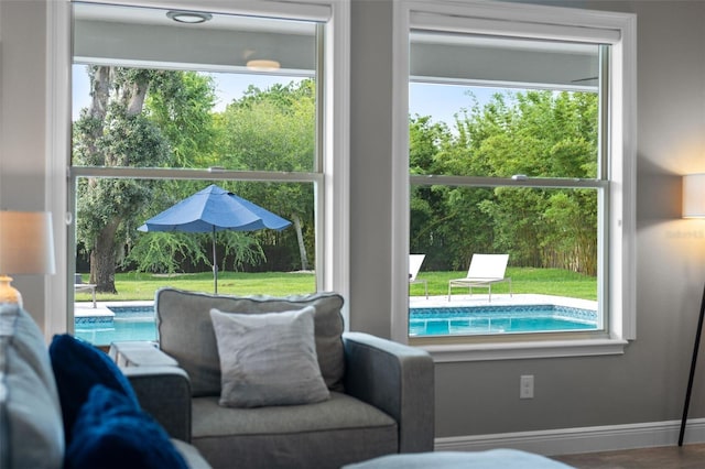 3865 W Stillwood Ln, Lake Mary, FL 32746 - living area with view of wooded area