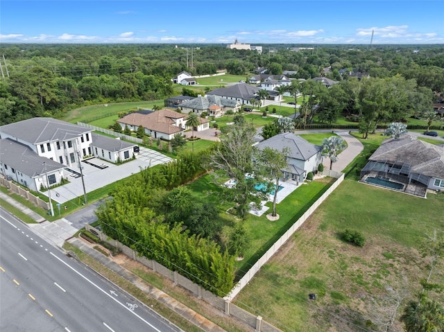 3865 W Stillwood Ln, Lake Mary, FL 32746 - aerial view of residential area with a heavily wooded area