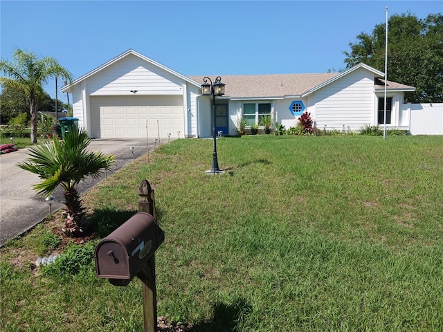 1100 Peak Cir, Deltona, FL 32738 - single story home with driveway, a garage, and a front yard