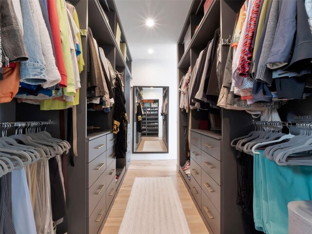 8157 Elion St, Orlando, FL 32827 - walk in closet featuring light wood finished floors