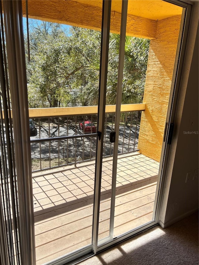 5291 Images Cir Unit 301, Kissimmee, FL 34746 - doorway with carpet floors and healthy amount of natural light