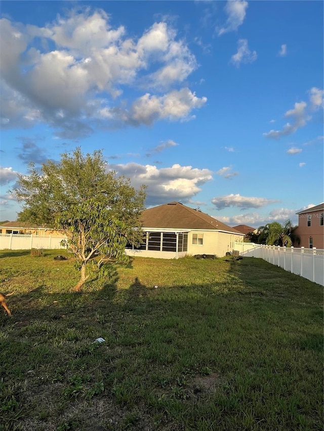 view of yard