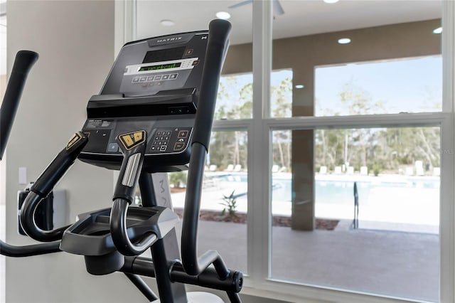 3326 Arch Ave, Ormond Beach, FL 32174 - view of workout area