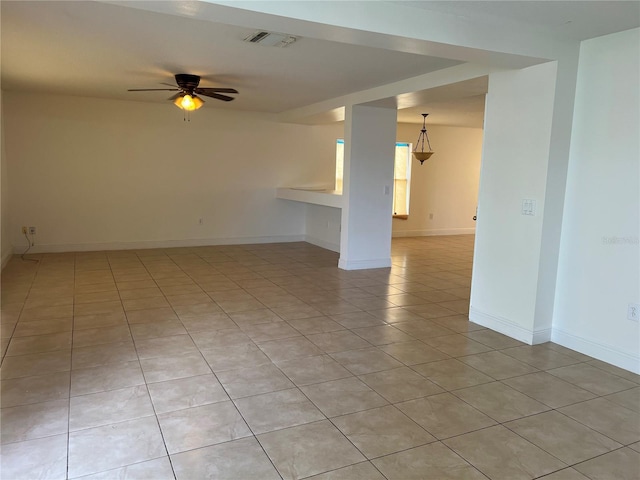 1325 Bella Coola Dr, Orlando, FL 32828 - unfurnished room with ceiling fan and light tile patterned flooring