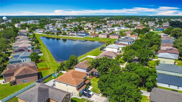3234 Amberley Park Cir, Kissimmee, FL 34743 - aerial perspective of suburban area with a nearby body of water