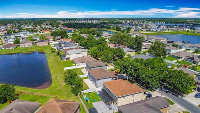 3234 Amberley Park Cir, Kissimmee, FL 34743 - aerial view of residential area with a large body of water