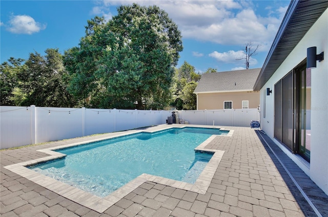 934 Jessamy St, Oviedo, FL 32765 - view of pool featuring a fenced backyard and a patio area