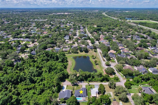934 Jessamy St, Oviedo, FL 32765 - aerial view of residential area with a large body of water