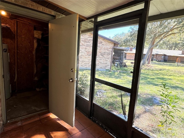 1825 Foxhall Cir Unit 1825, Kissimmee, FL 34741 - doorway to outside with tile patterned floors