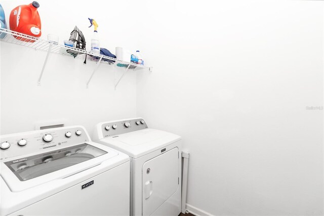 1265 Blarney St, Minneola, FL 34715 - laundry room with independent washer and dryer