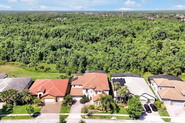 3844 Bowfin Trl, Kissimmee, FL 34746 - aerial view of residential area with a forest
