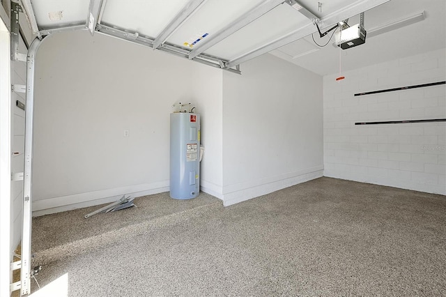 3844 Bowfin Trl, Kissimmee, FL 34746 - garage with water heater and a garage door opener