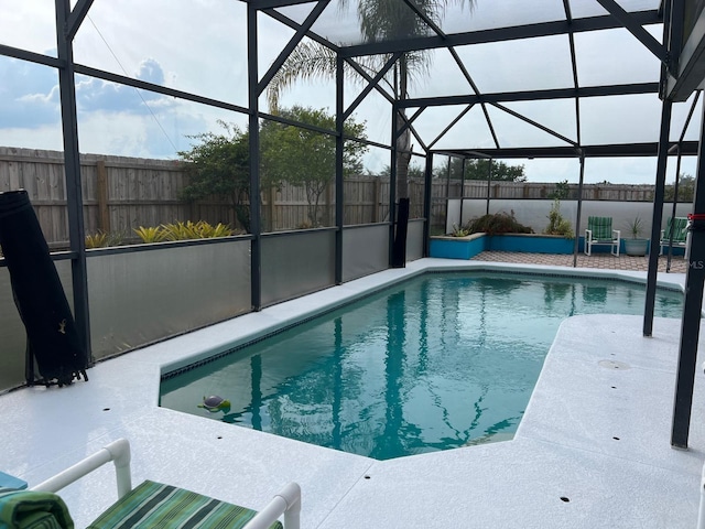 340 Haversham Way, Davenport, FL 33897 - view of pool with a fenced backyard, a lanai, and a patio