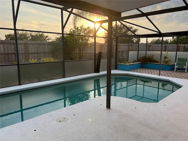 340 Haversham Way, Davenport, FL 33897 - view of pool featuring glass enclosure and a patio