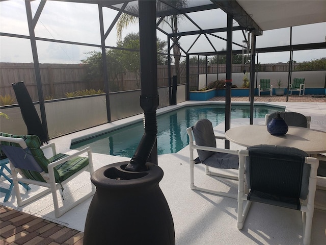 340 Haversham Way, Davenport, FL 33897 - view of swimming pool featuring a fenced backyard, a lanai, and a patio