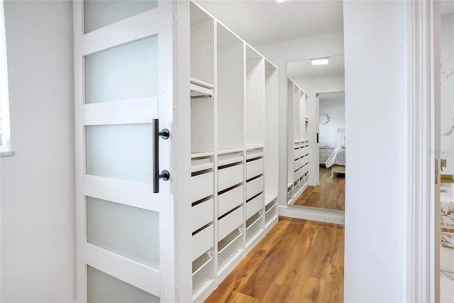 6700 Tamarind Cir, Orlando, FL 32819 - spacious closet featuring wood finished floors