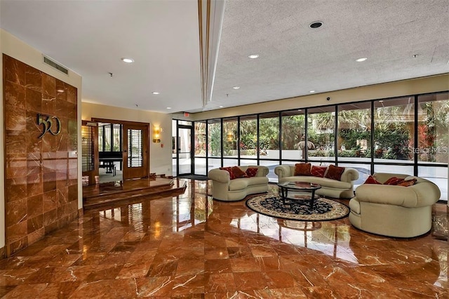 530 E Central Blvd Unit 803, Orlando, FL 32801 - lobby featuring recessed lighting and a textured ceiling