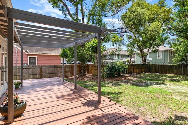 338 E Anderson St, Orlando, FL 32801 - deck featuring a pergola and a residential view