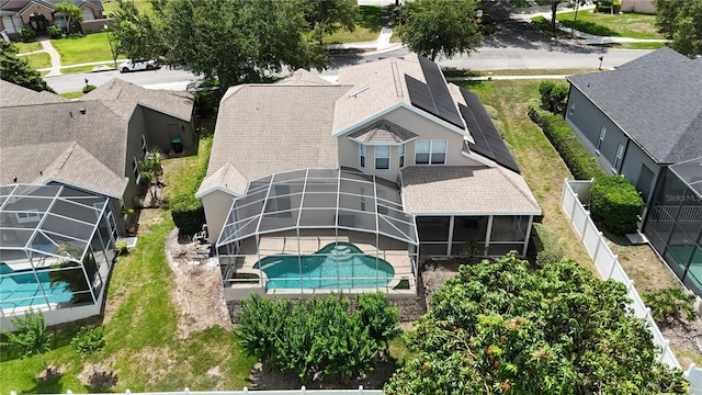 1201 Shelter Rock Rd, Orlando, FL 32835 - aerial perspective of suburban area with a pool area