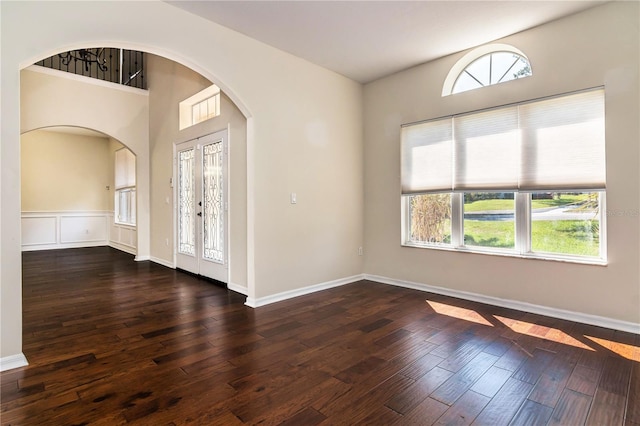 1201 Shelter Rock Rd, Orlando, FL 32835 - entryway featuring arched walkways and hardwood / wood-style flooring