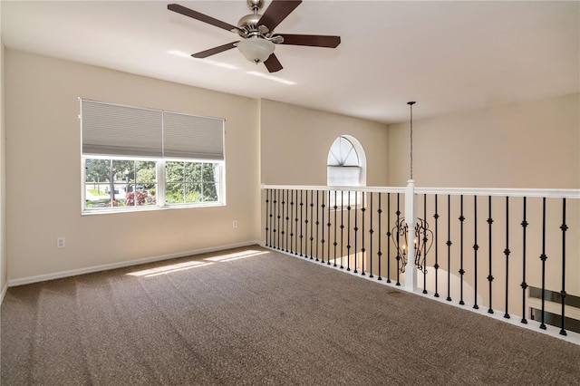 1201 Shelter Rock Rd, Orlando, FL 32835 - carpeted spare room with a ceiling fan and baseboards