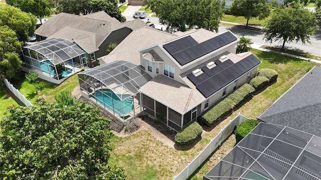 1201 Shelter Rock Rd, Orlando, FL 32835 - aerial view of property and surrounding area featuring a pool