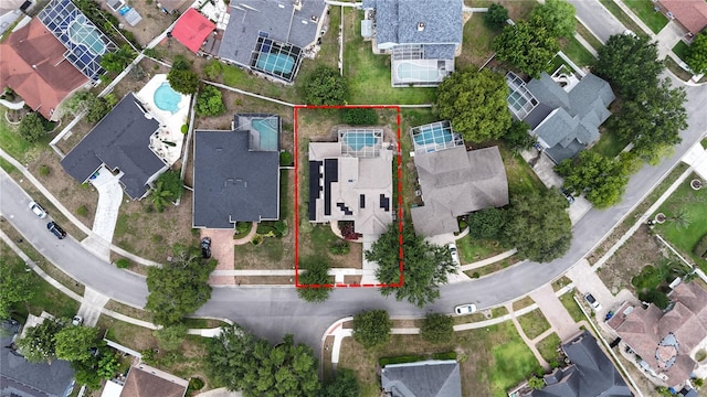 1201 Shelter Rock Rd, Orlando, FL 32835 - aerial view of residential area featuring property parcel outlined