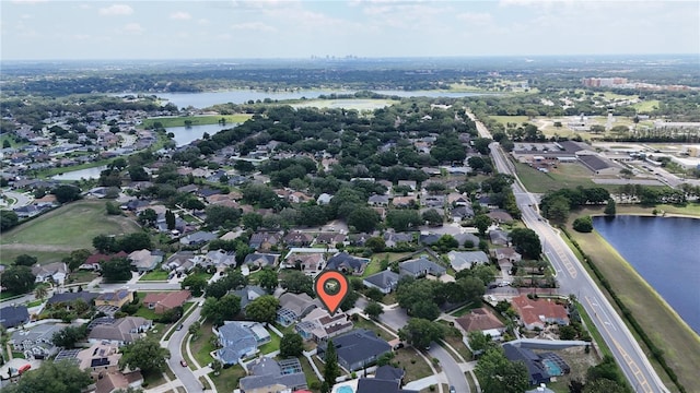 1201 Shelter Rock Rd, Orlando, FL 32835 - aerial view of property's location featuring a nearby body of water and nearby suburban area