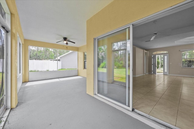 45 Powder Horn Dr, Palm Coast, FL 32164 - view of patio featuring ceiling fan