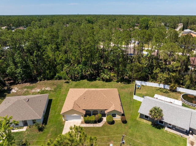 45 Powder Horn Dr, Palm Coast, FL 32164 - aerial view of a forest