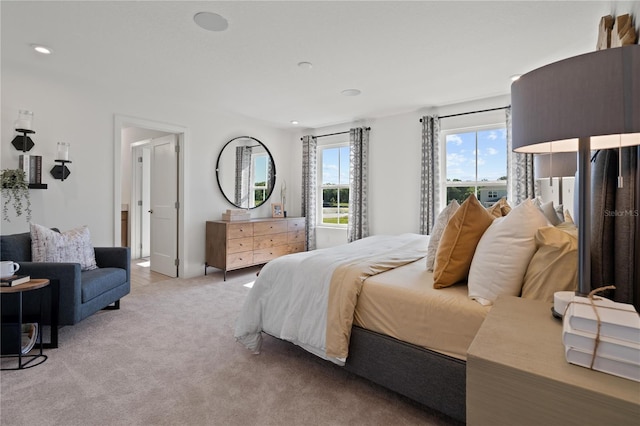 2054 Education St, Saint Cloud, FL 34771 - bedroom featuring light colored carpet and recessed lighting