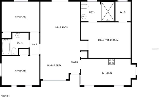 3321 Crimson Ln, Deltona, FL 32738 - floor plan / room layout