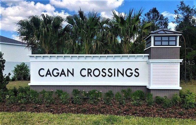 17148 Cagan Crossings Blvd, Clermont, FL 34714 - view of community / neighborhood sign