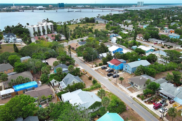 330 Phoenix Ave, Daytona Beach, FL 32118 - aerial view of residential area with a notable bridge and a large body of water