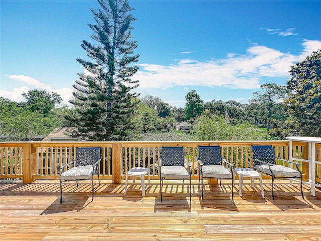 5127 Leeward Way, Orlando, FL 32809 - view of wooden deck