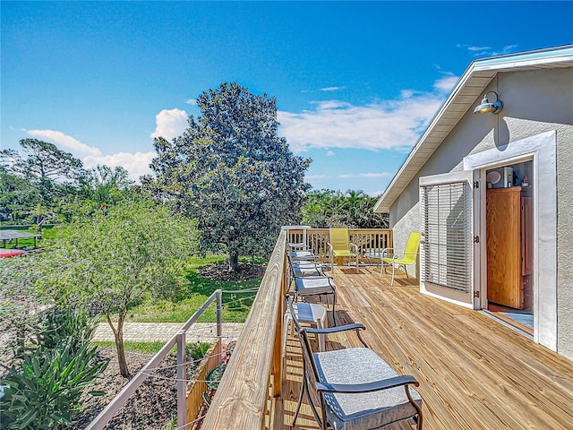 5127 Leeward Way, Orlando, FL 32809 - view of wooden deck